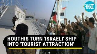 Houthis' Chilling Threat To Israel, U.S. Warships As Yemenis Praise Hijacking Of 'Israeli Ship'