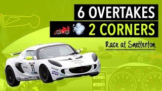 6 Overtakes in 2 Corners in Lotus Elise Race