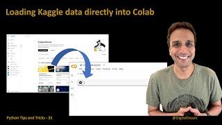 Loading Kaggle data directly into Google Colab