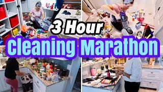 NEW!! 3 HOUR CLEANING MARATHON | WHOLE HOUSE CLEAN WITH | LONG CLEANING 2024 | CLEANING MARATHON