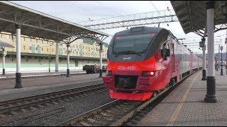 Поездка в электричке Эп3д "Красноярск - Дивногорск"