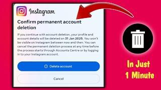 Instagram account permanently kaise delete kare | How to permanently delete instagram account