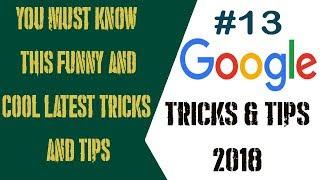 Google Tricks 2018: You Must Know This Funny And Cool Latest Tricks And Tips #13