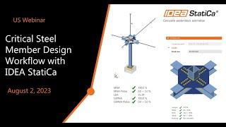 IDEA StatiCa Webinar: Critical steel member design workflow with IDEA StatiCa