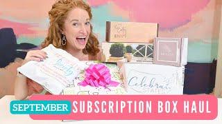 Subscription Boxes Haul | September 2022