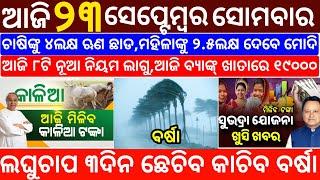 today's morning news odisha/23 September 2024/subhadra yojana online apply process/odisha news today