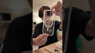 Is the Official iPhone 16 Pro Clear Case Good? #shorts #apple #unboxing