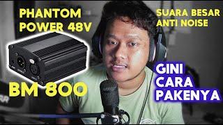 PHANTOM POWER 48V MURAH ANTI NOISE | BEGINI SETTINGAN YANG BENER