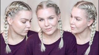 How To French Braid Your Own Hair Step By Step For Complete Beginners - FULL TALK THROUGH