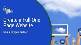 Create a Full One Page Website with Oxygen Builder