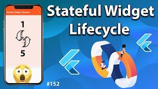 Flutter Tutorial - Stateful Widget Lifecycle - Flutter State For Beginners