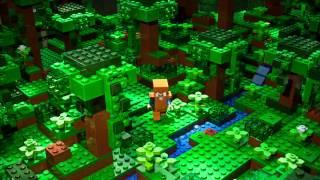 Brick Raider -  LEGO Minecraft - Stop motion video