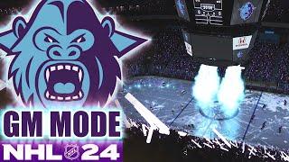 NHL 24 - Utah Yetis - GM Mode Commentary ep 1