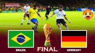 PES 2021 | Brazil vs Germany | FIFA World Cup 2022 Final | Full Match eFootball | Gameplay PC