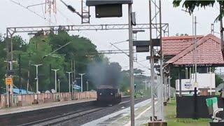 SMOKING, HONKING & CHUGGING ALCO WDG3A INDIAN RAILWAY........         #indianrailway #train #viral