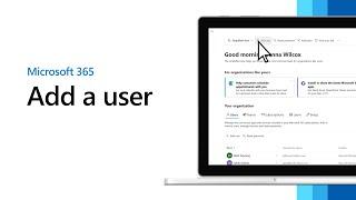 Add a user in Microsoft 365
