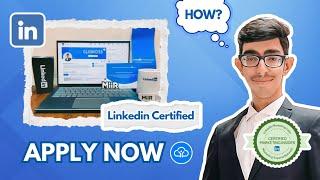 LinkedIn Certified Marketing Expert | Free Swag Kit | Pass the Exam | Digital Marketing Course