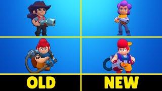 Old Vs New models | All Brawl Stars Remodels