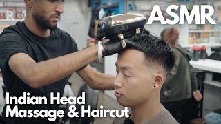 Satisfying Indian Head Massage & Haircut in Flushing, NY | Ultimate ASMR Experience