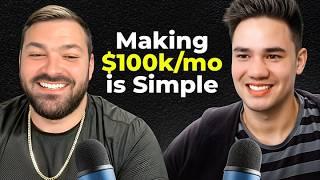 Millionaire Shares How to Make $100k/mo Starting at $0