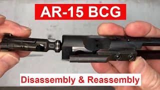 AR-15 Bolt Carrier Group (BCG): How To Disassemble & Reassemble Close-Up Video of Every Step