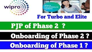 wipro onboarding update , pjp  phase  1 & phase 2 | wipro 2022