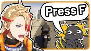 Chat tricks Axel Into Pressing F 【Holostars EN / VCR GTA】