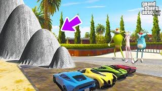 OGGY AND JACK Testing Cars On Speed Breakers FUNNY CHALLENGE(GTA 5 Funny Moments)