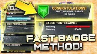 MAX OUT SHOOTING BADGES FAST IN NBA 2K20! HOW TO GET BADGES FAST IN NBA 2K20!