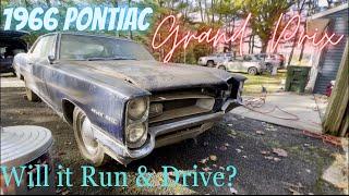 1966 Pontiac Grand Prix ABANDONED for 8 years. Will it RUN and DRIVE home?