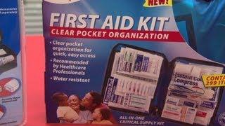 Emergency first aid kits are a must