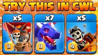 DRAGON + RIDER + LOONS = DOMINATING IN CWL AT TH 16 CLASH OF CLANS  EASY 3 STAR BEST AIR ATTACKS !