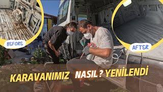 Karavan Yaparken Paslı Noktalar Nasıl Temizlenir? / Karavanımıza Antipas Yapıyoruz  #5