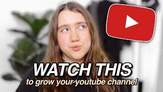 WATCH THIS IF YOU WANT TO GROW YOUR YOUTUBE CHANNEL IN 2020!