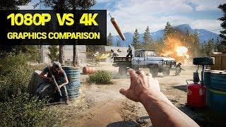 1080p vs 4K Far Cry 5 - Graphics Comparison