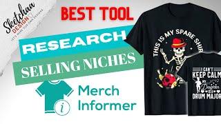 How to find Trending T-Shirt Niches for print-on-demand | Niche Hunter | Merch Informer Tool