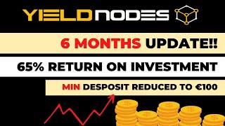 Yield Nodes 6 months Passive Income update | I can finally withdraw!