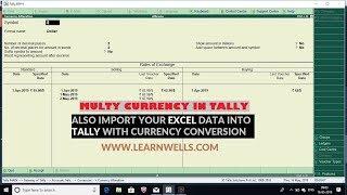 MULTI CURRENCY IN TALLY ERP9