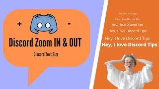 Discord Zoom IN & OUT (2020) - Resize Discord TEXT and Display Size