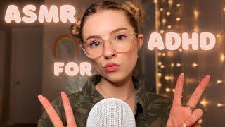 ASMR for ADHD | FAST & AGRESSIVE CHAOTIC TRIGGERS (Unique and Random Triggers with Rambles)