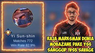 RAJA MARKSMAN MOBAZANE PAKE YSS 1VS5 SAVAGE EASY! | TOP GLOBAL YISUNSHIN MOBILE LEGENDS