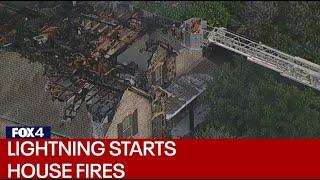 SKY 4: Frisco home damaged by lightning