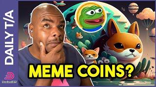 DOGECOIN, SHIBA INU, & PEP - MEME COINS WILL MOON!