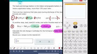 ALEKS: Using Hess’s Law to calculate net reaction enthalpy