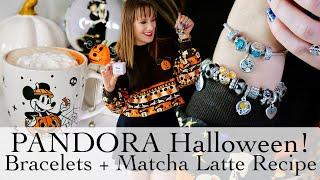 Pandora Bracelets Disney Halloween & more! PLUS: Pumpkin Pie Matcha Latte Recipe ft. DAVIDsTEA