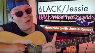 Homicide - 6LACK, Jessie Reyez Guitar Tutorial (Beginner Lesson!)