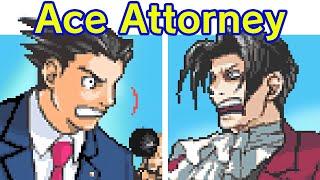 Friday Night Funkin' - FNF Ace Attorney: Turnabout | Phoenix Wright VS Edgeworth (FNF Mod)