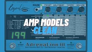 Adrenalinn III - Amp Models | Clean  (Complete Test) 