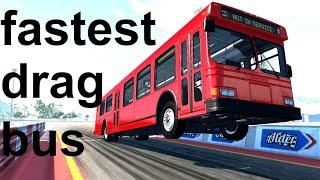 World's Fastest Drag Bus! BeamNG. Drive