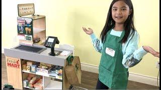 Fresh Mart Grocery Store Items for Pick-Up Pretend Play | Toys Academy